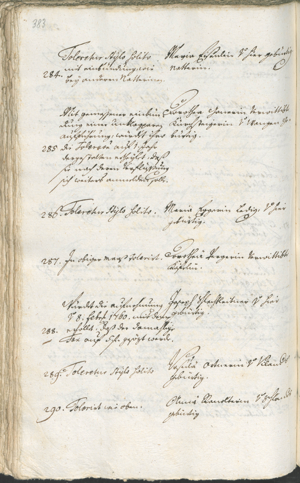 Stadtarchiv Bozen - BOhisto Ratsprotokoll 1762/65 