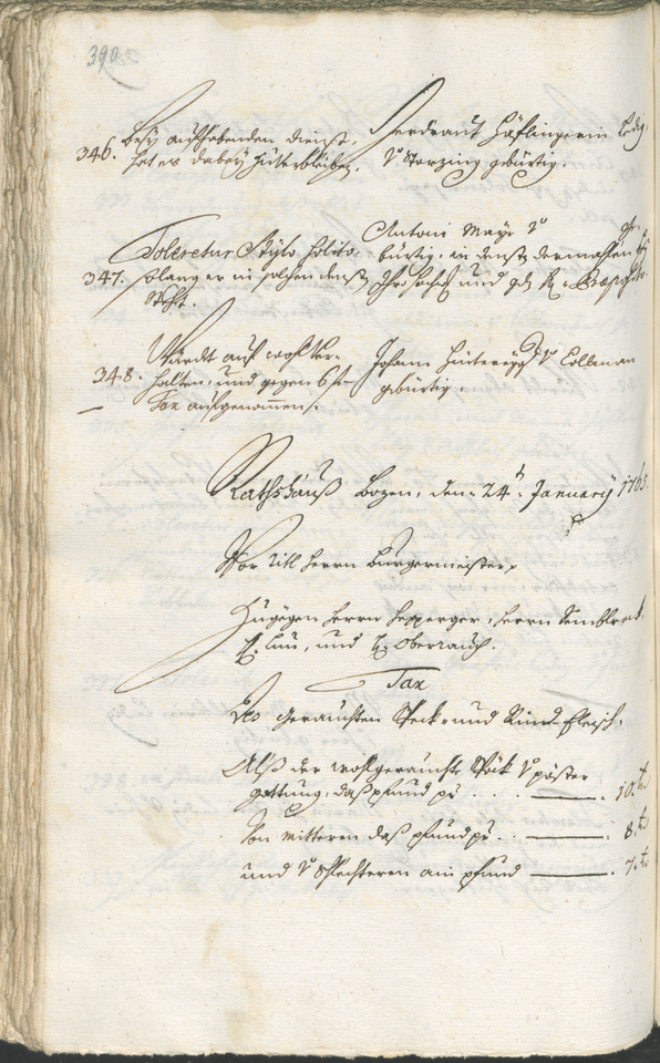 Civic Archives of Bozen-Bolzano - BOhisto Ratsprotokoll 1762/65 