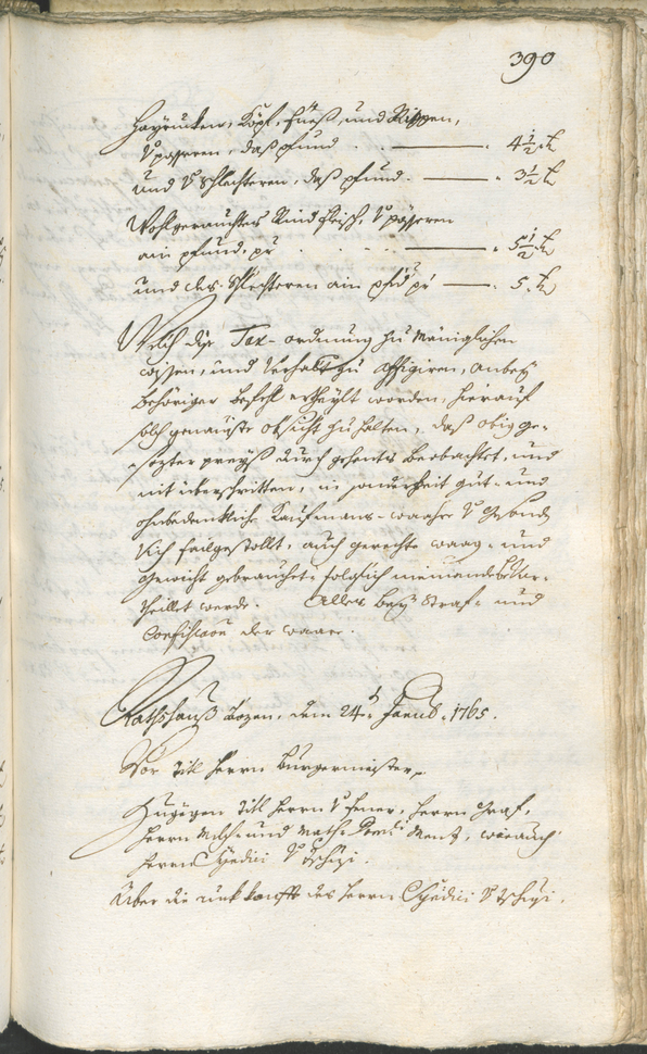 Civic Archives of Bozen-Bolzano - BOhisto Ratsprotokoll 1762/65 