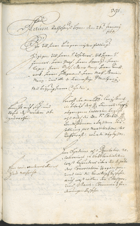 Civic Archives of Bozen-Bolzano - BOhisto Ratsprotokoll 1762/65 