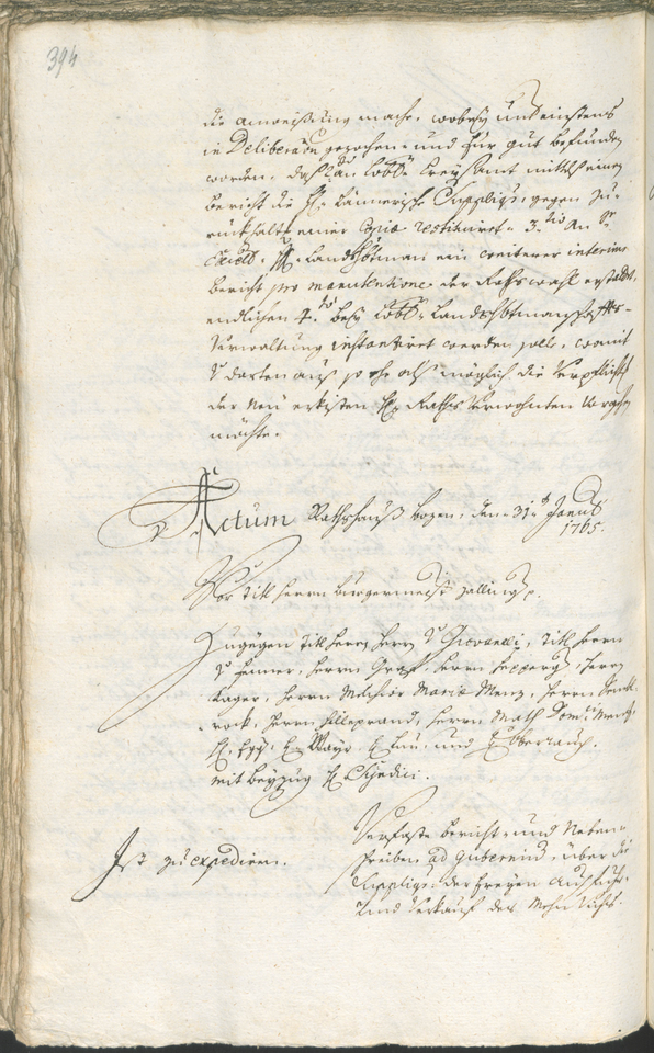 Civic Archives of Bozen-Bolzano - BOhisto Ratsprotokoll 1762/65 