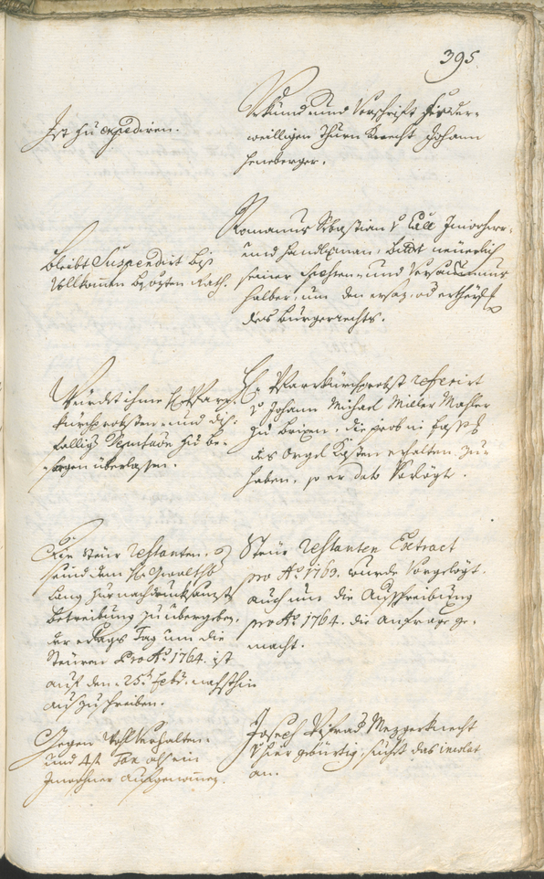 Civic Archives of Bozen-Bolzano - BOhisto Ratsprotokoll 1762/65 