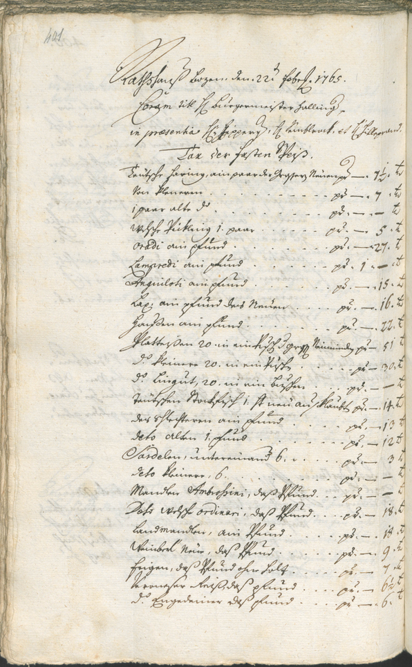 Civic Archives of Bozen-Bolzano - BOhisto Ratsprotokoll 1762/65 