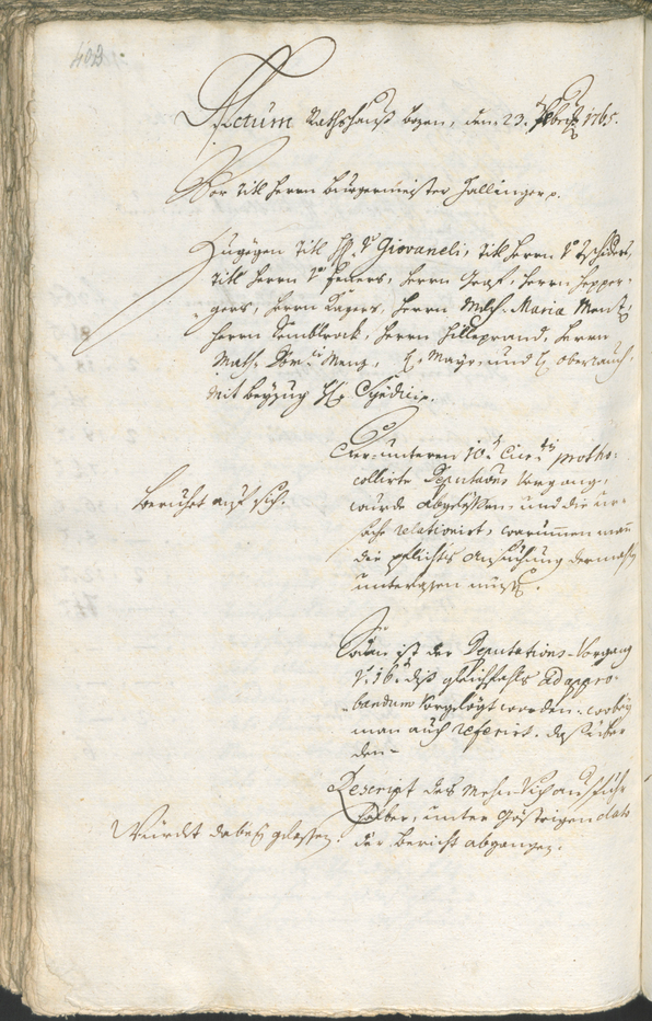 Civic Archives of Bozen-Bolzano - BOhisto Ratsprotokoll 1762/65 