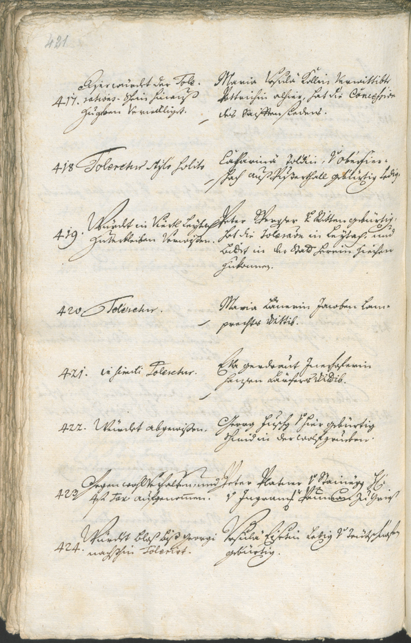 Stadtarchiv Bozen - BOhisto Ratsprotokoll 1762/65 