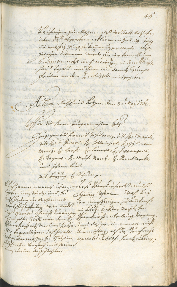 Archivio Storico della Città di Bolzano - BOhisto protocollo consiliare 1762/65 