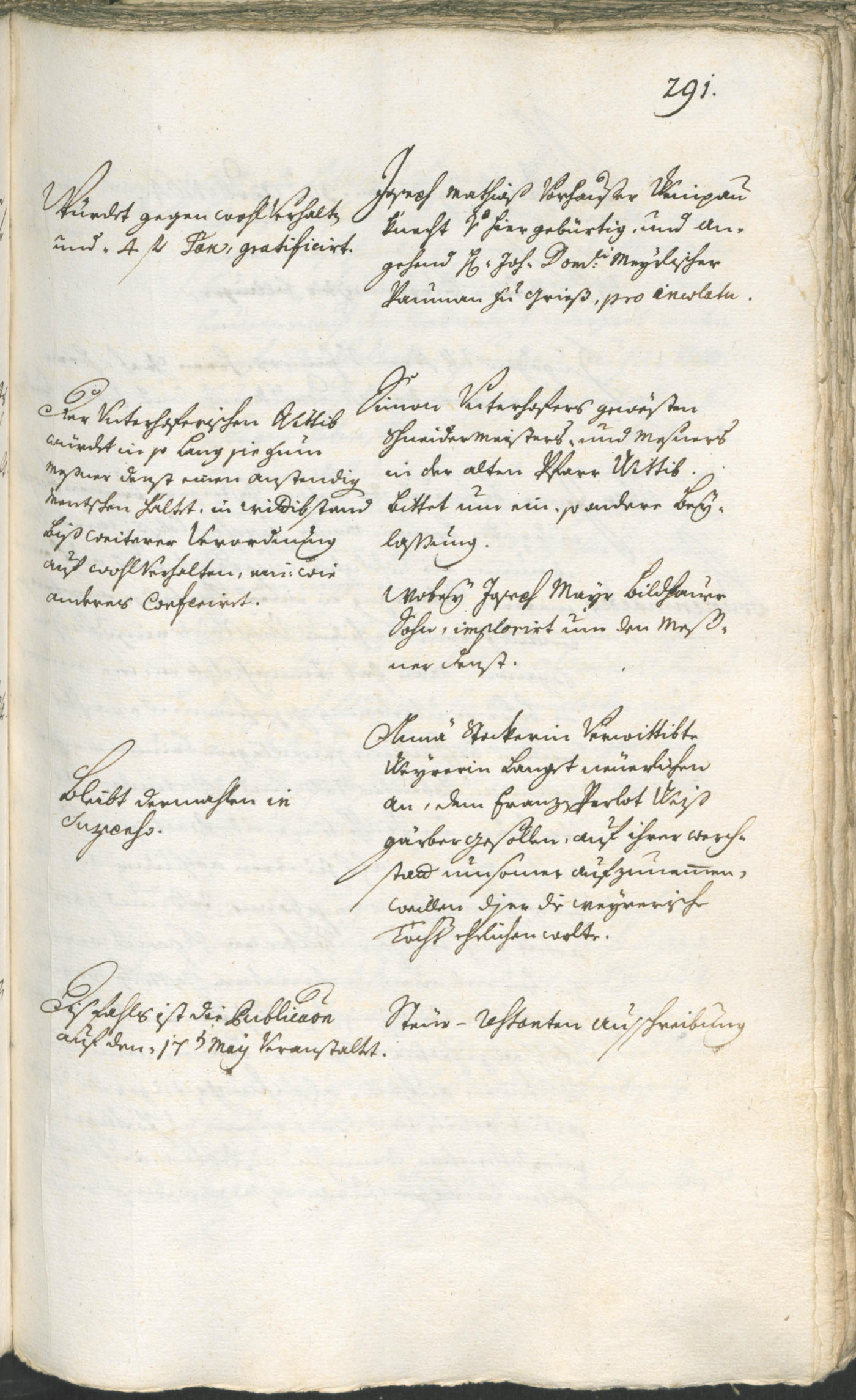 Stadtarchiv Bozen - BOhisto Ratsprotokoll 1762/65 