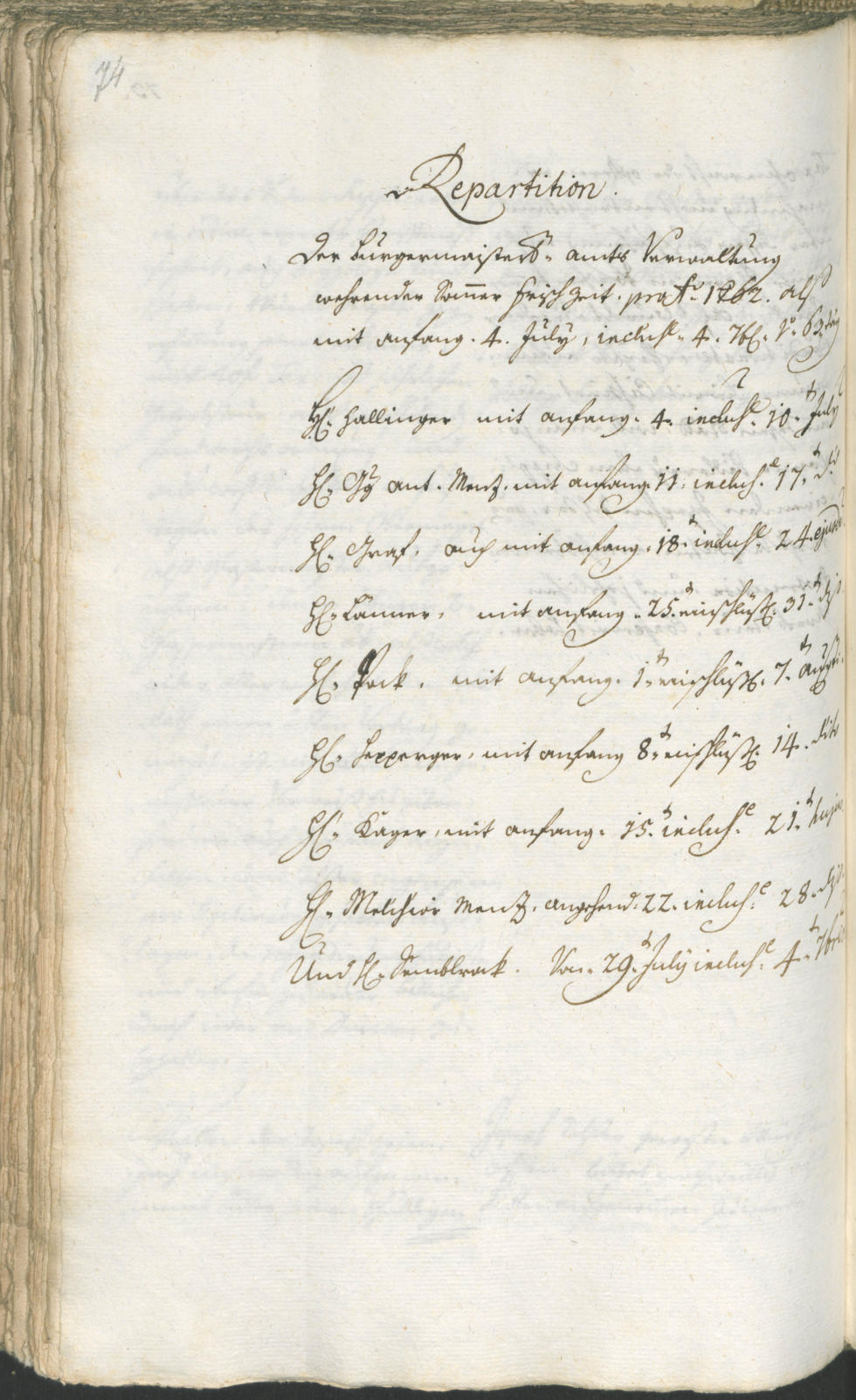 Civic Archives of Bozen-Bolzano - BOhisto Ratsprotokoll 1762/65 
