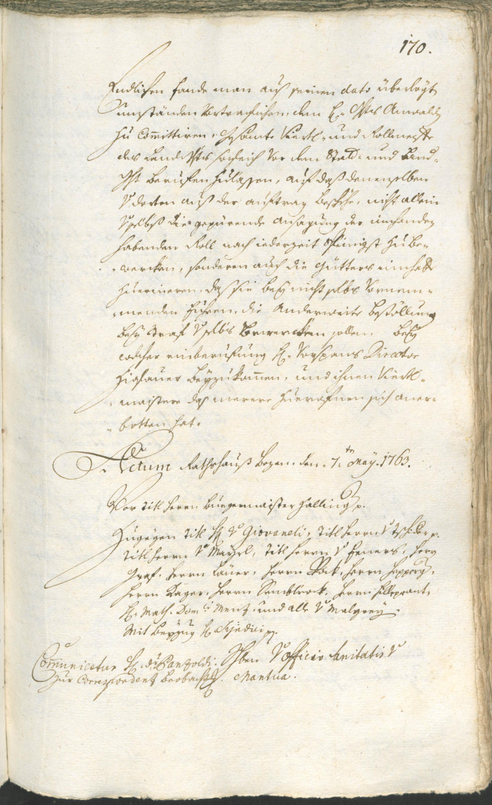 Civic Archives of Bozen-Bolzano - BOhisto Ratsprotokoll 1762/65 