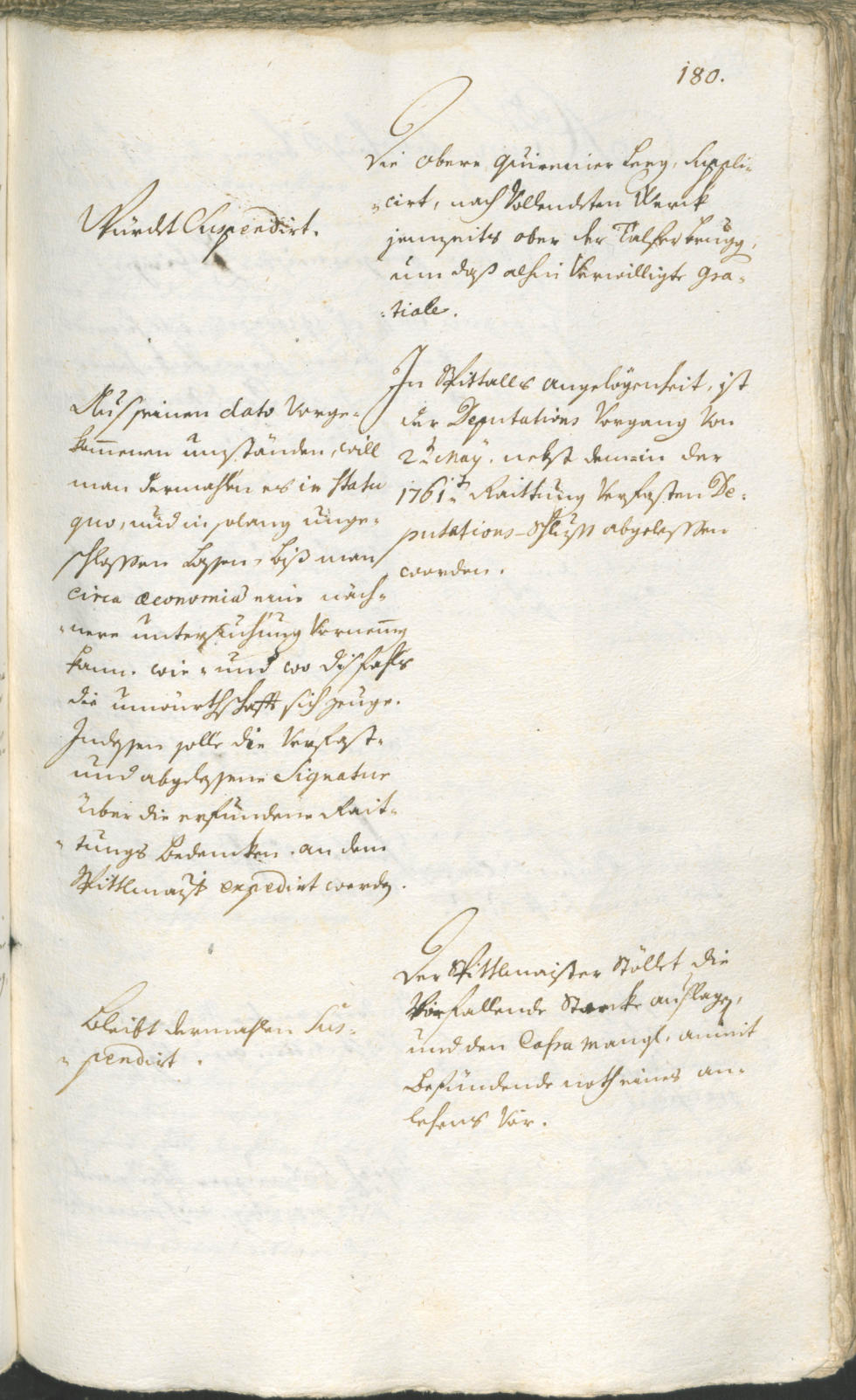 Civic Archives of Bozen-Bolzano - BOhisto Ratsprotokoll 1762/65 
