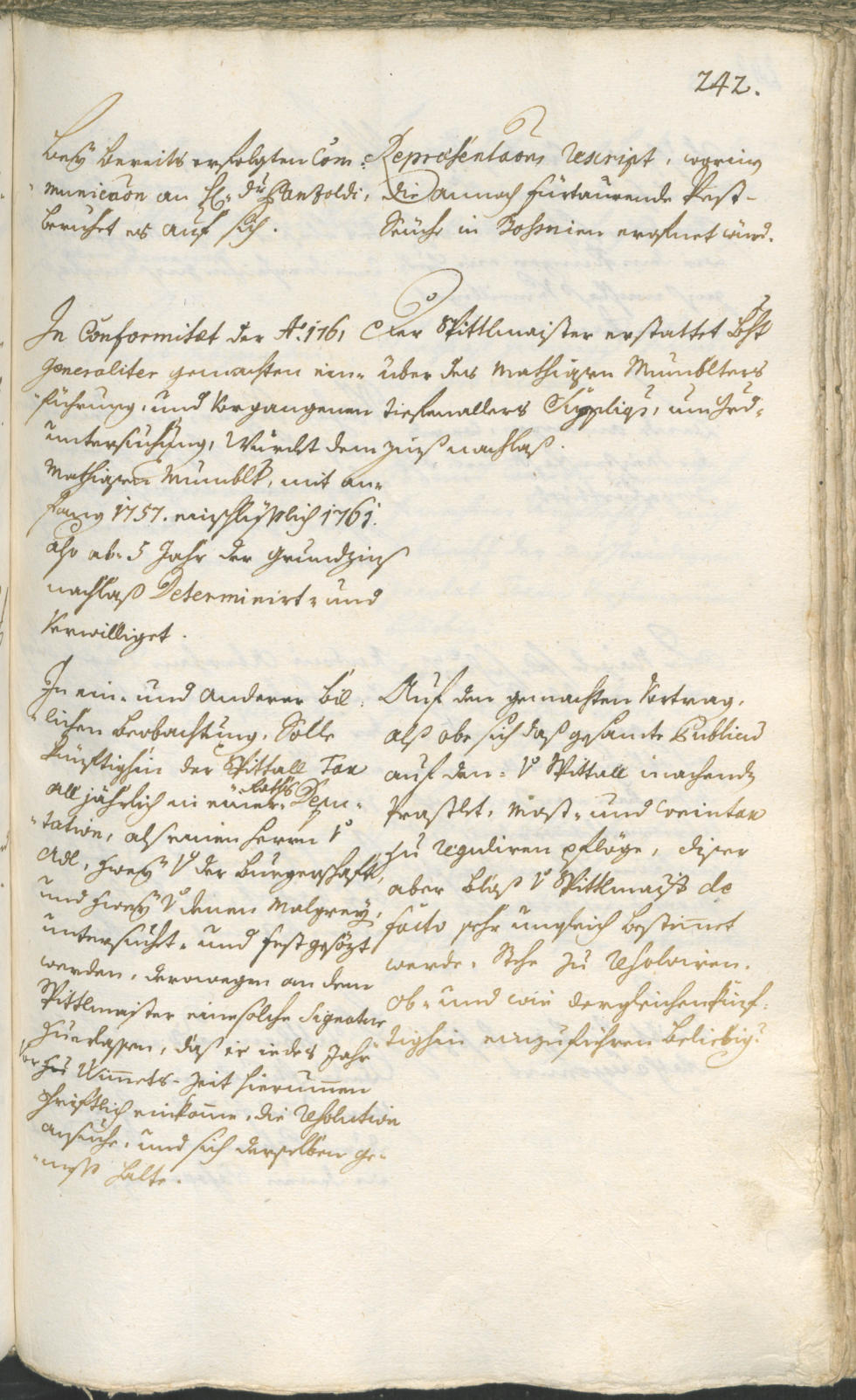 Stadtarchiv Bozen - BOhisto Ratsprotokoll 1762/65 