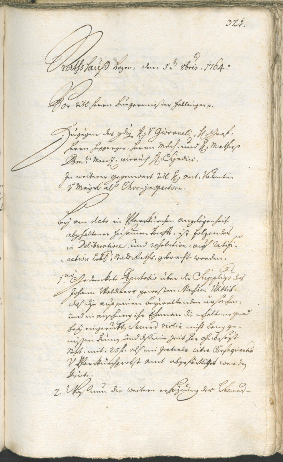 Civic Archives of Bozen-Bolzano - BOhisto Ratsprotokoll 1762/65 