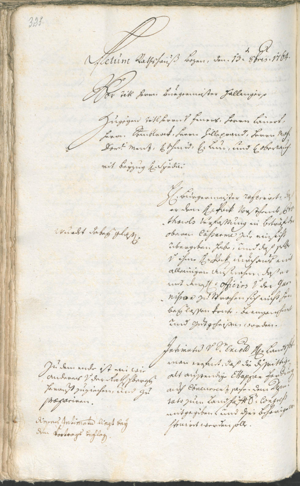 Civic Archives of Bozen-Bolzano - BOhisto Ratsprotokoll 1762/65 