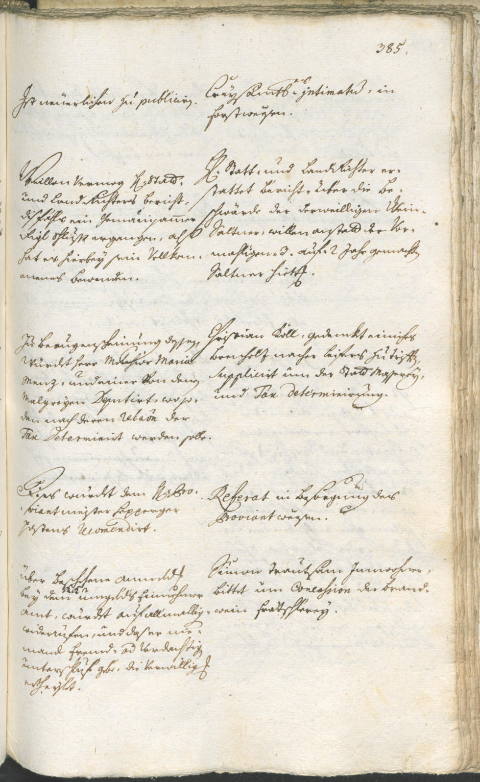 Stadtarchiv Bozen - BOhisto Ratsprotokoll 1762/65 