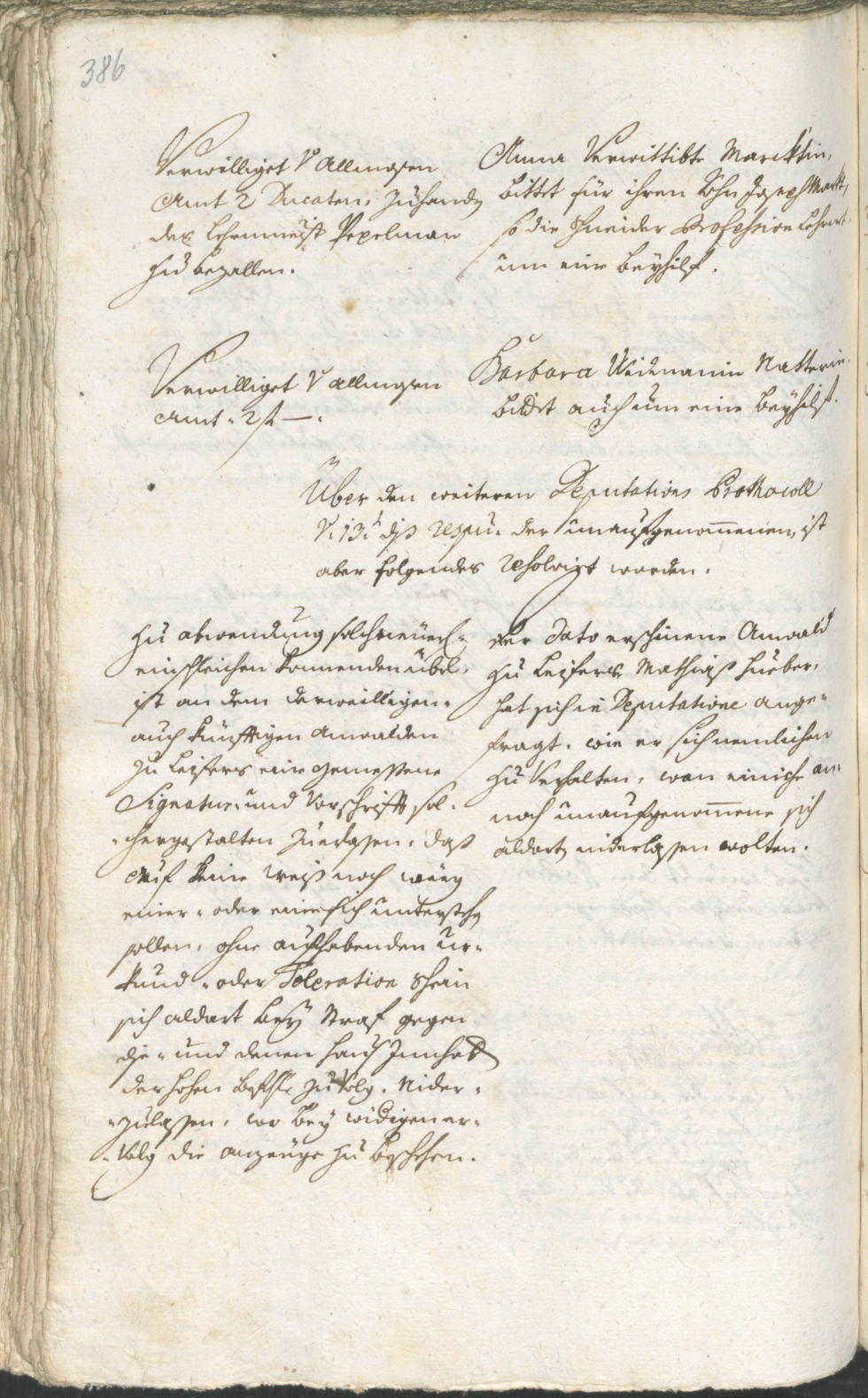 Stadtarchiv Bozen - BOhisto Ratsprotokoll 1762/65 
