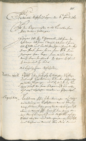 Stadtarchiv Bozen - BOhisto Ratsprotokoll 1762/65 - 