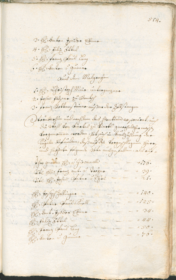 Stadtarchiv Bozen - BOhisto Ratsprotokoll 1765/68 