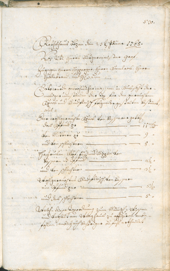 Civic Archives of Bozen-Bolzano - BOhisto Ratsprotokoll 1765/68 