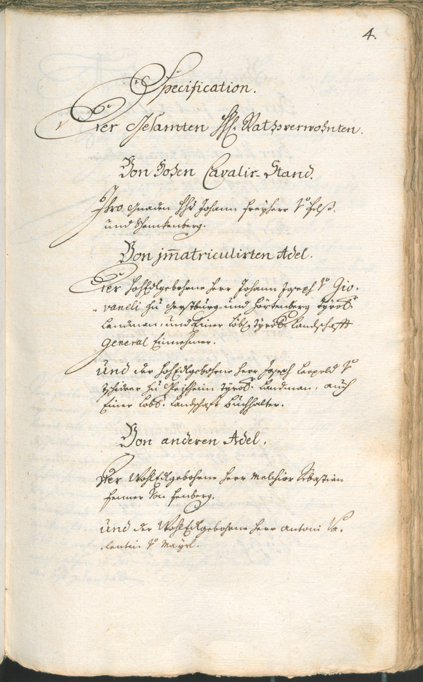 Stadtarchiv Bozen - BOhisto Ratsprotokoll 1765/68 