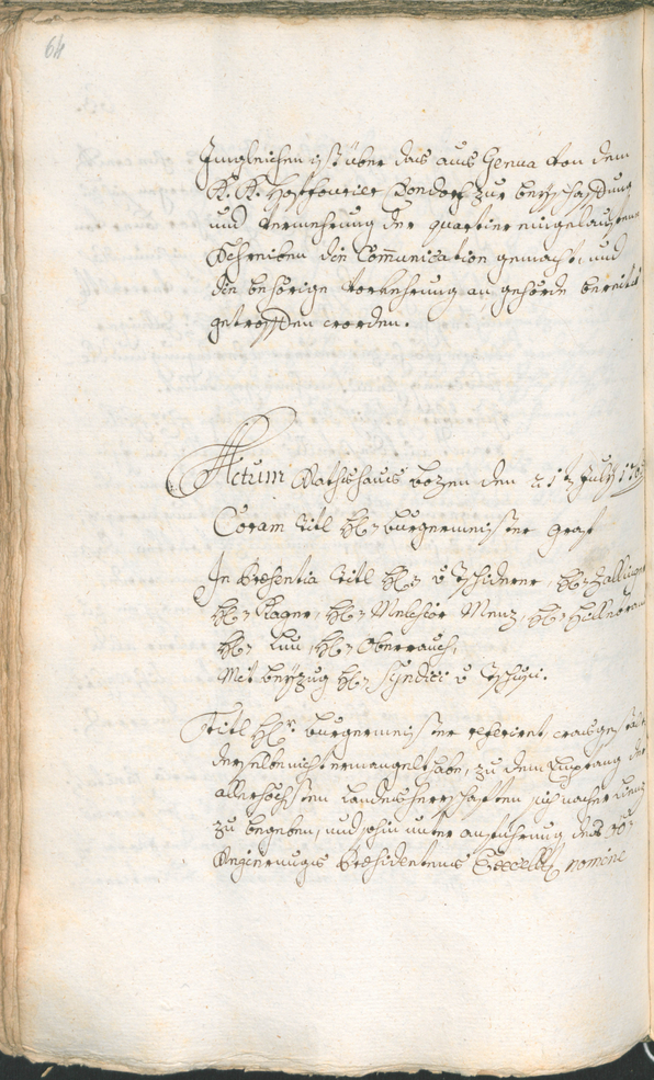 Civic Archives of Bozen-Bolzano - BOhisto Ratsprotokoll 1765/68 