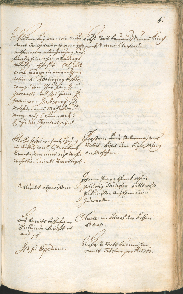 Archivio Storico della Città di Bolzano - BOhisto protocollo consiliare 1765/68 