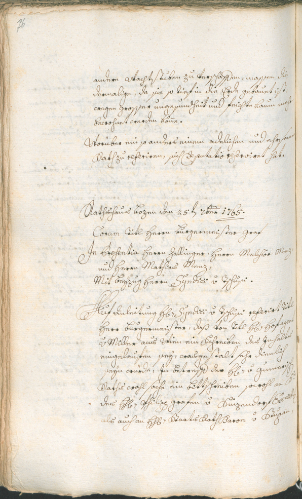 Archivio Storico della Città di Bolzano - BOhisto protocollo consiliare 1765/68 