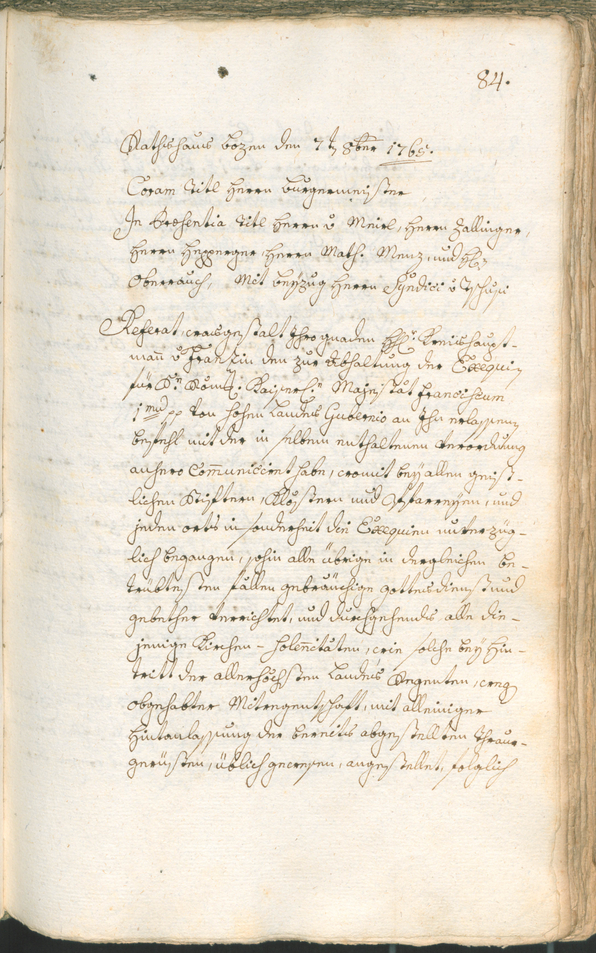 Civic Archives of Bozen-Bolzano - BOhisto Ratsprotokoll 1765/68 