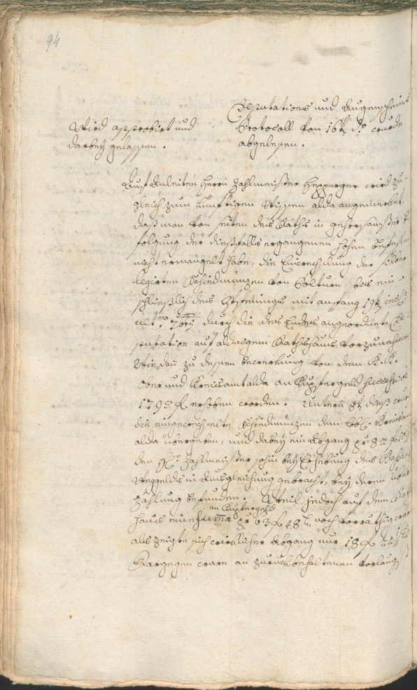 Civic Archives of Bozen-Bolzano - BOhisto Ratsprotokoll 1765/68 