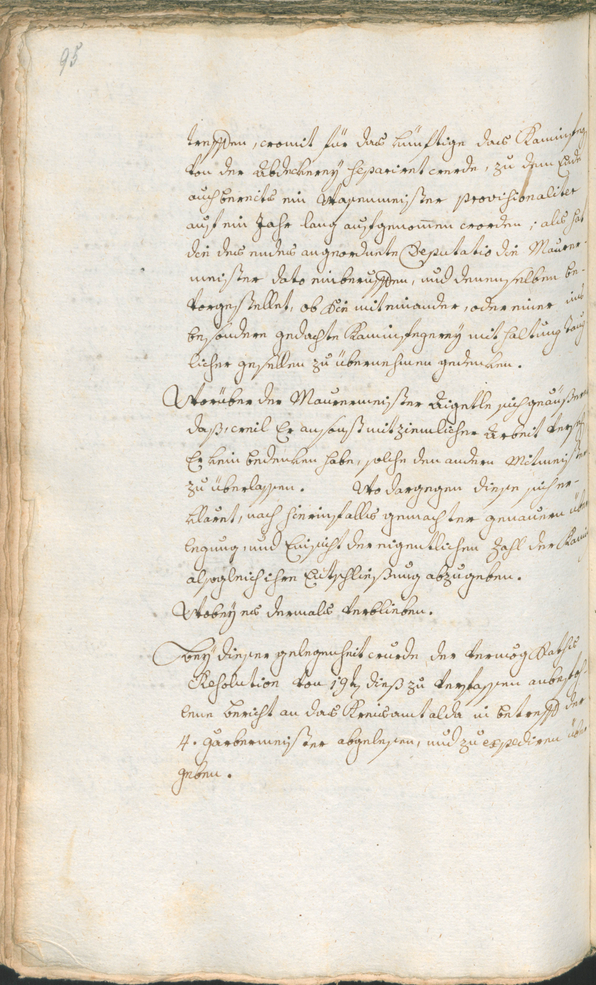 Stadtarchiv Bozen - BOhisto Ratsprotokoll 1765/68 