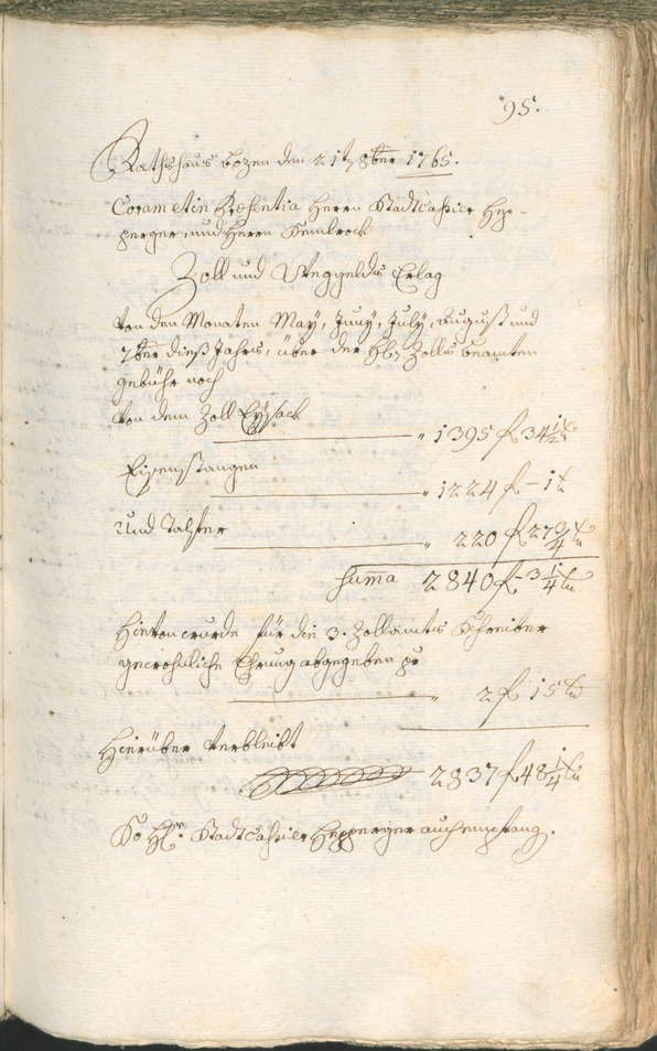 Civic Archives of Bozen-Bolzano - BOhisto Ratsprotokoll 1765/68 