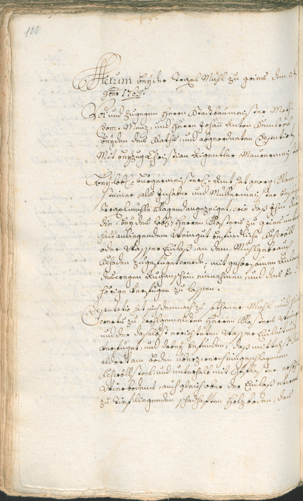 Archivio Storico della Città di Bolzano - BOhisto protocollo consiliare 1765/68 