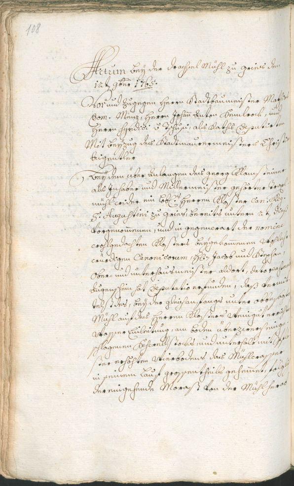 Archivio Storico della Città di Bolzano - BOhisto protocollo consiliare 1765/68 