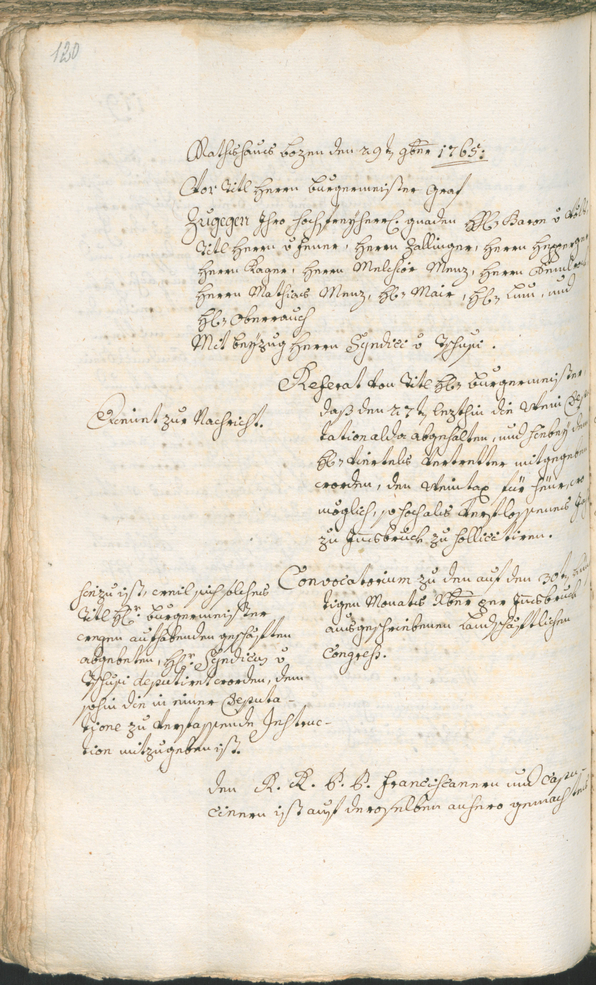 Civic Archives of Bozen-Bolzano - BOhisto Ratsprotokoll 1765/68 