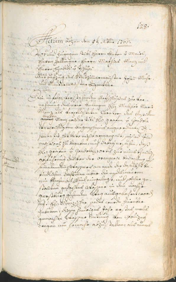 Civic Archives of Bozen-Bolzano - BOhisto Ratsprotokoll 1765/68 