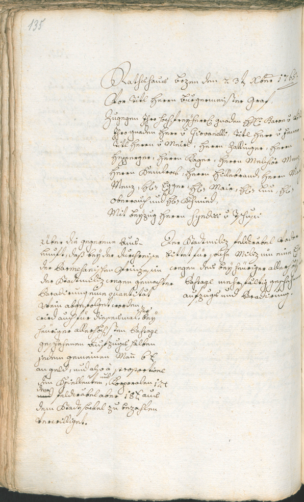 Civic Archives of Bozen-Bolzano - BOhisto Ratsprotokoll 1765/68 