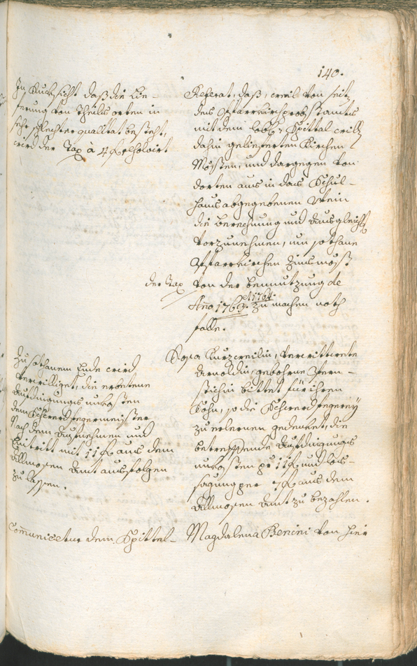 Civic Archives of Bozen-Bolzano - BOhisto Ratsprotokoll 1765/68 