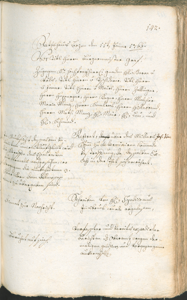 Archivio Storico della Città di Bolzano - BOhisto protocollo consiliare 1765/68 