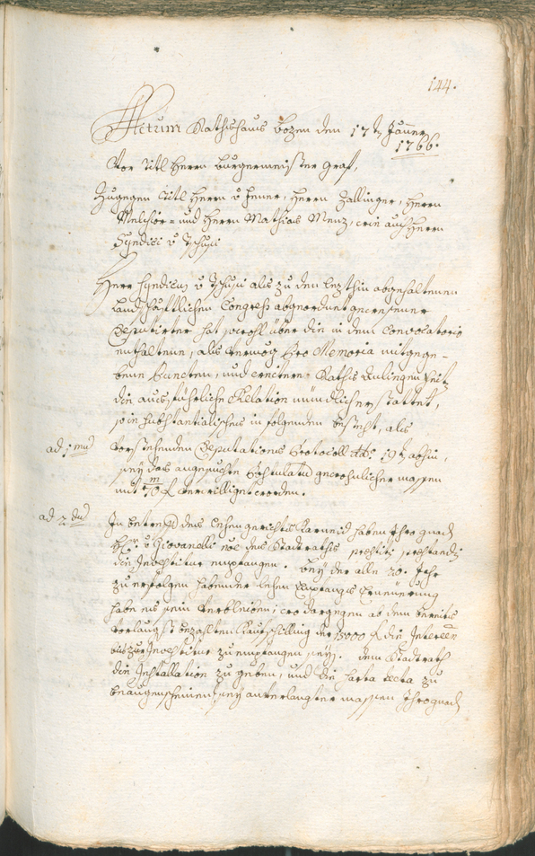 Archivio Storico della Città di Bolzano - BOhisto protocollo consiliare 1765/68 