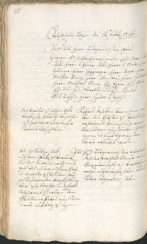 Archivio Storico della Città di Bolzano - BOhisto protocollo consiliare 1765/68 