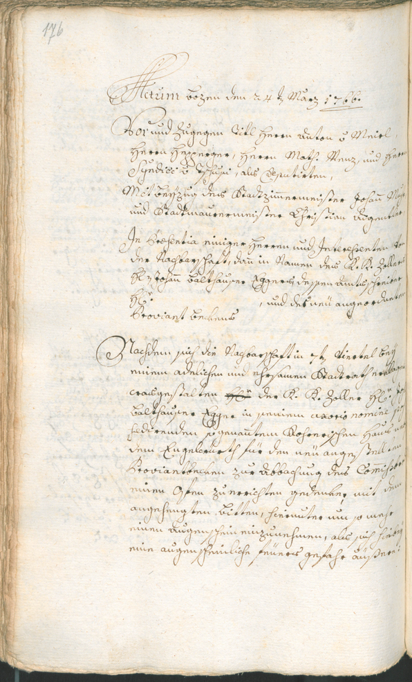 Archivio Storico della Città di Bolzano - BOhisto protocollo consiliare 1765/68 