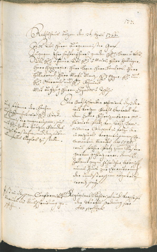 Civic Archives of Bozen-Bolzano - BOhisto Ratsprotokoll 1765/68 