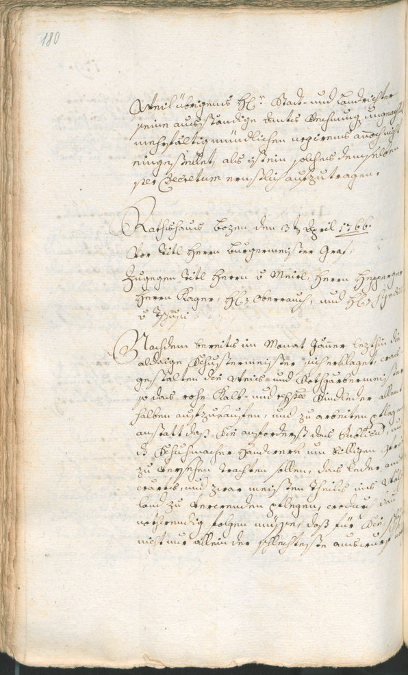 Civic Archives of Bozen-Bolzano - BOhisto Ratsprotokoll 1765/68 