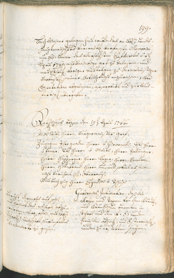 Civic Archives of Bozen-Bolzano - BOhisto Ratsprotokoll 1765/68 