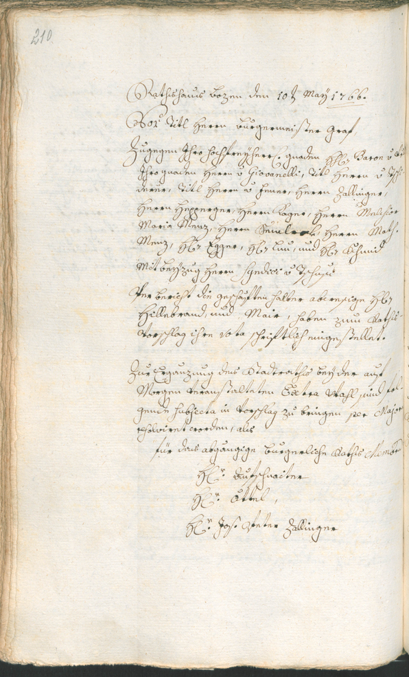 Civic Archives of Bozen-Bolzano - BOhisto Ratsprotokoll 1765/68 