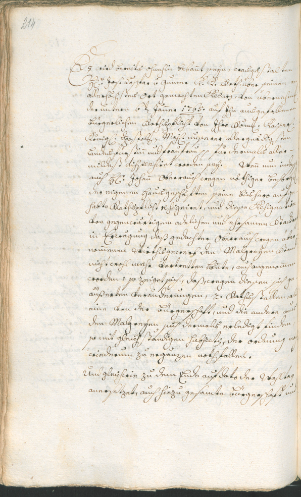 Archivio Storico della Città di Bolzano - BOhisto protocollo consiliare 1765/68 