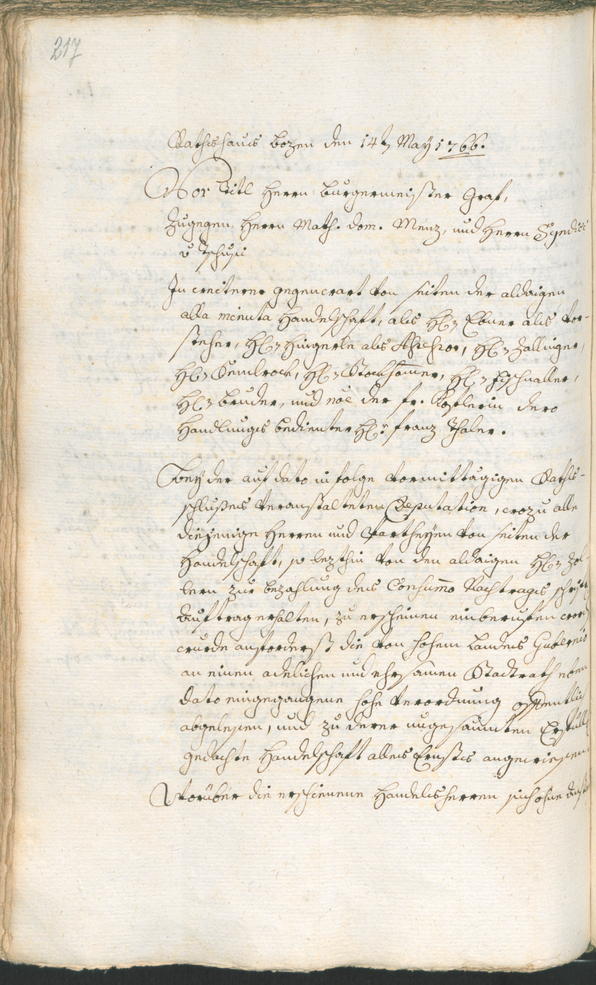 Archivio Storico della Città di Bolzano - BOhisto protocollo consiliare 1765/68 