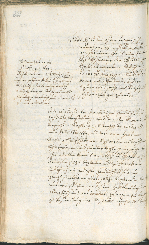 Civic Archives of Bozen-Bolzano - BOhisto Ratsprotokoll 1765/68 