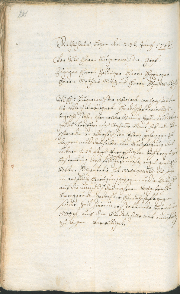 Archivio Storico della Città di Bolzano - BOhisto protocollo consiliare 1765/68 