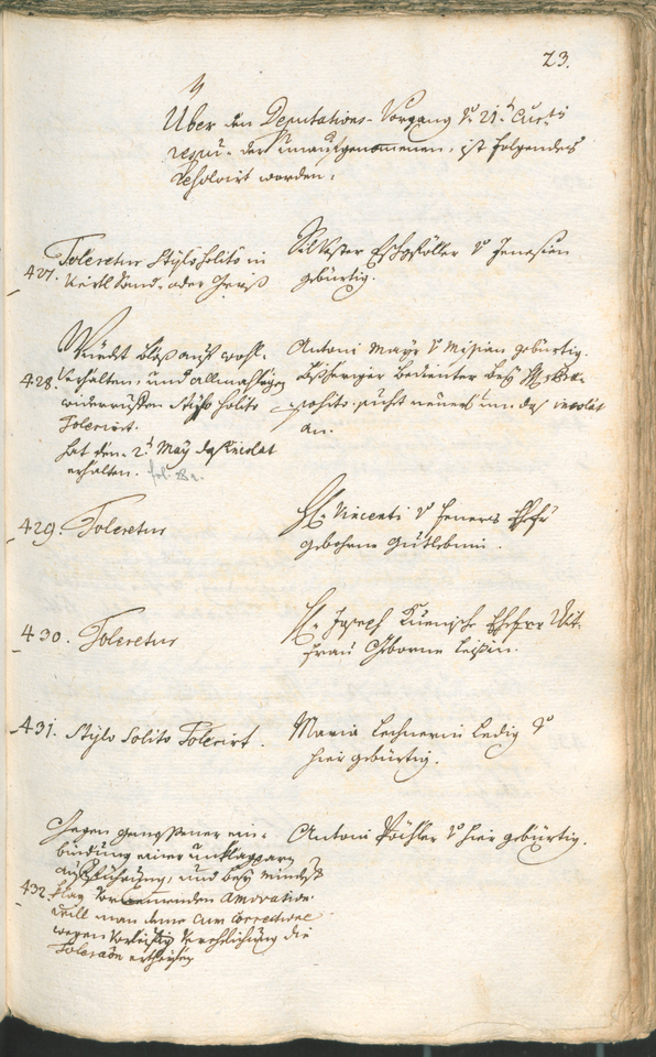 Civic Archives of Bozen-Bolzano - BOhisto Ratsprotokoll 1765/68 