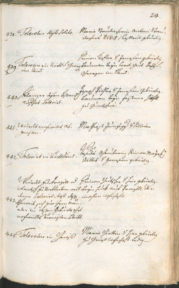 Stadtarchiv Bozen - BOhisto Ratsprotokoll 1765/68 